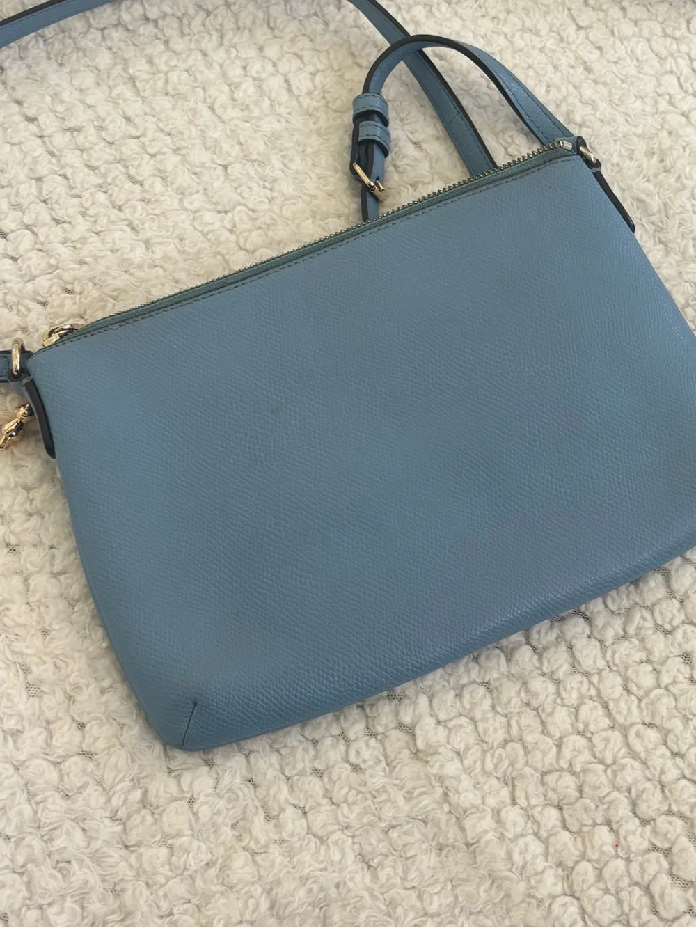 Authentic Coach Crossbody Bag w/ Authentic Repurposed Charms Keychains